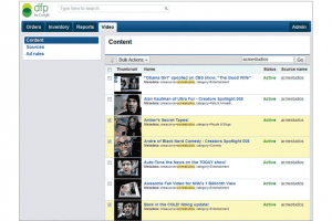 Google DFP Video admin control panel