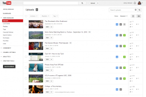 YouTube Partner Program Video Manager